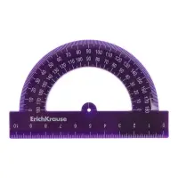 Транспортир 180&deg;, 10 см, ErichKrause Reef, МИКС