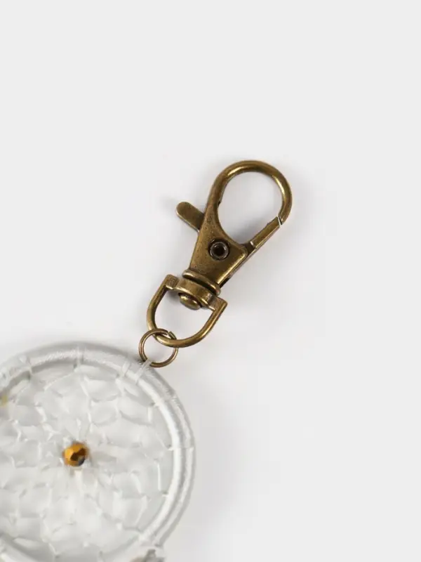 Брелок ловец снов, 17 см, серебристый Брелок ловец снов, 17 см, серебристый