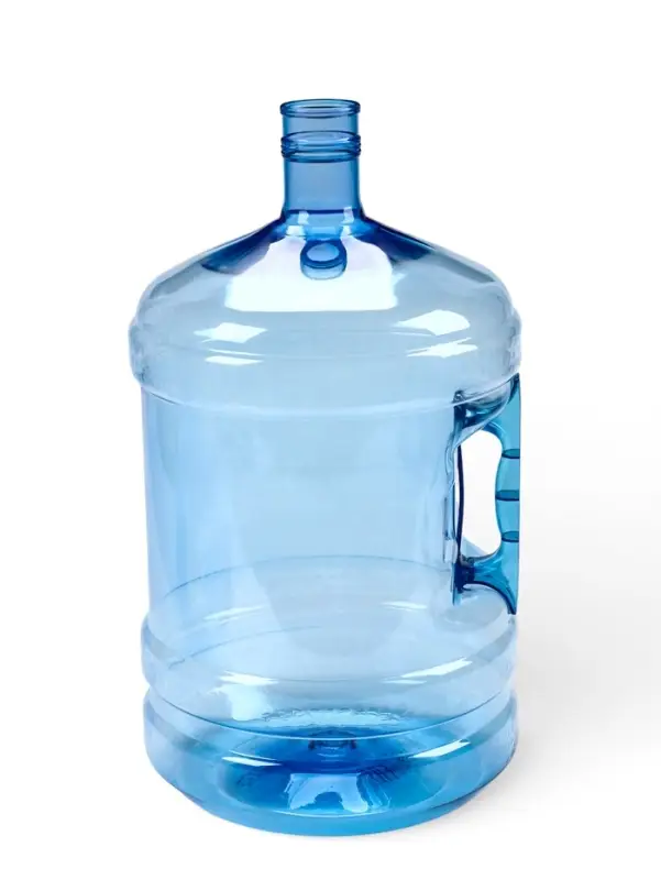 Бутыль для кулера, 18.9 л, ПЭТ, многооборотная, с ручкой, 2 пробки