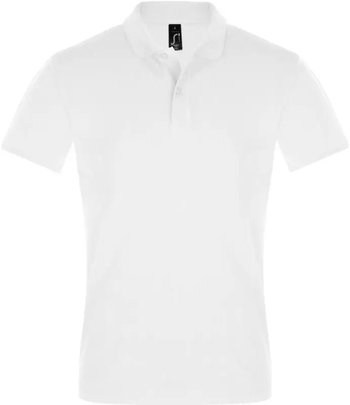 Рубашка поло мужская Perfect Men 180 белая, размер S