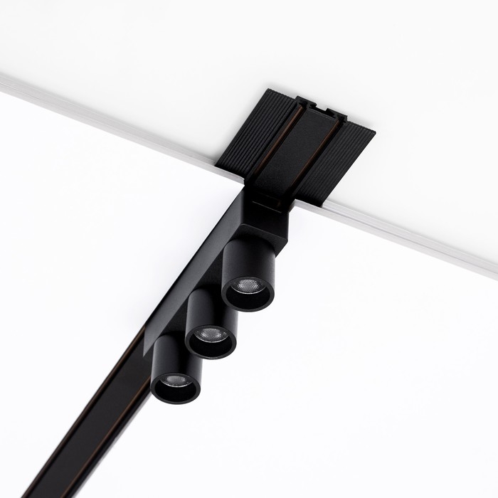 Шинопровод магнитный встраиваемый ультратонкий ULTRA Шинопровод магнитный встраиваемый ультратонкий ULTRA "Слим-100" 2жильный черный 200см