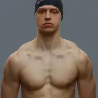 Шапочка для плавания взрослая ONLYTOP Swim, тканевая, обхват 54-60 см