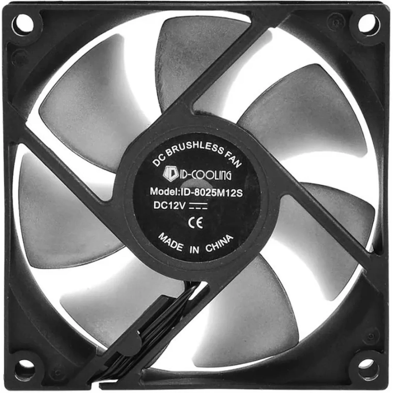 Вентилятор ID-Cooling NO-8025-SD 80х80x25 черный 3-pin Ret