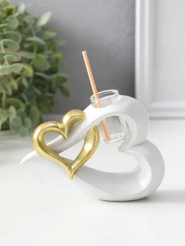 Сувенир полистоун "Чёрный слоник с бабочкой на хоботе" с золотом 4х9х12,5 см