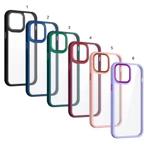 Чехол для iPhone 12 Pro Max цветной бампер