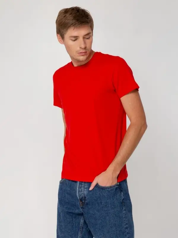 Футболка мужская T-bolka Stretch, красная, размер S Футболка мужская T-bolka Stretch, красная, размер S