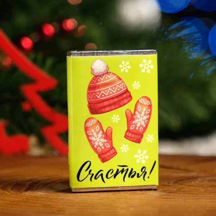 Шоколад молочный Шоколад молочный "Новогодний", 12 г