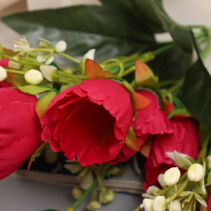 Букет Букет "Роза мальва" 29 см, микс