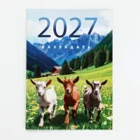 Календарь 2027, отрывной на магните &laquo;Фоторелистичный 2027&raquo; 9.5&times;13 см