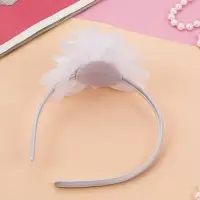 Ободок для волос &laquo;Малышка&raquo;, пышный цветок, 0.9 см, белый