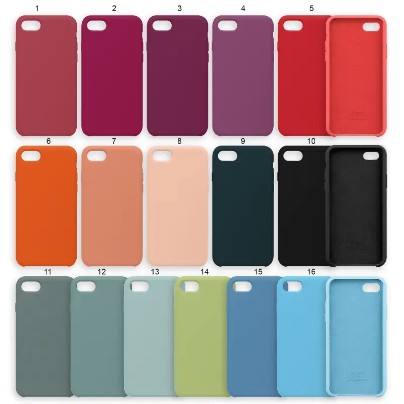 Чехол для iPhone 7/8 Silicone Сase APL WS (с лого)