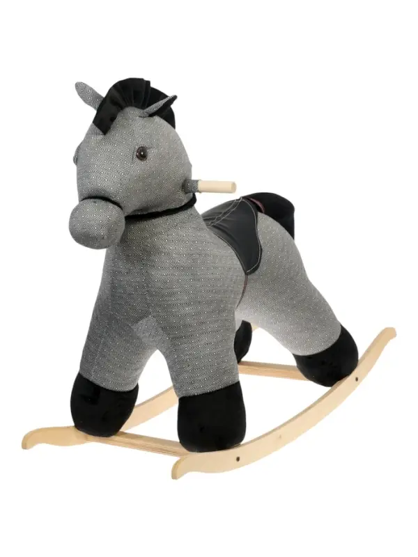 Качалка &laquo;Конь Восток&raquo;, светло - серая, МИКС