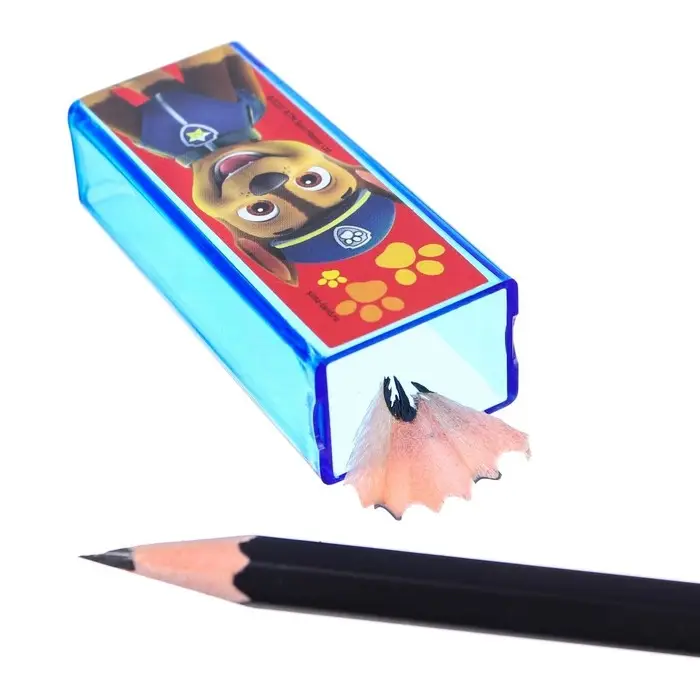 Точилка пластиковая прямоугольная, «Щенячий патруль»