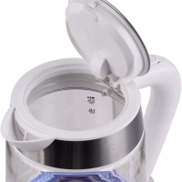 Чайник HYK-G3606 1,7л 2200Вт белый (стекло)