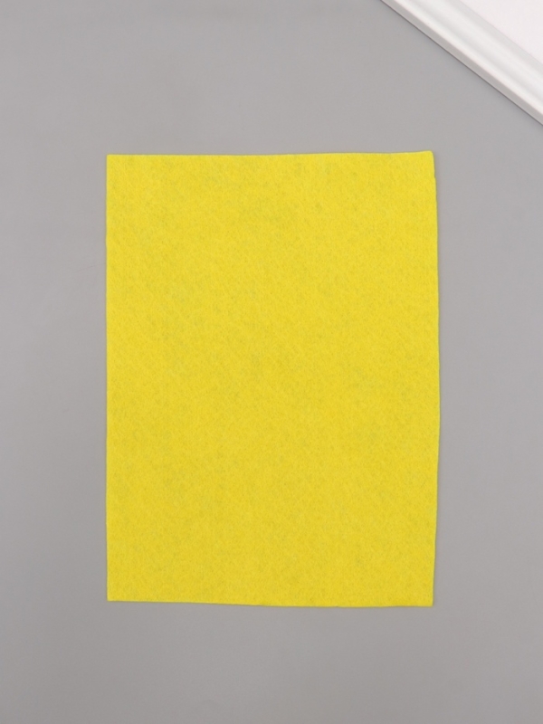 Фетр мягкий 1.5 мм Фетр мягкий 1.5 мм "Жёлтый" набор 4 листа 15х20 см