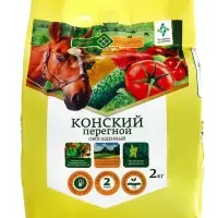 Удобрение органическое &laquo;Конский перегной&raquo;, &laquo;Долина плодородия&raquo;, гранулированное, 2 кг