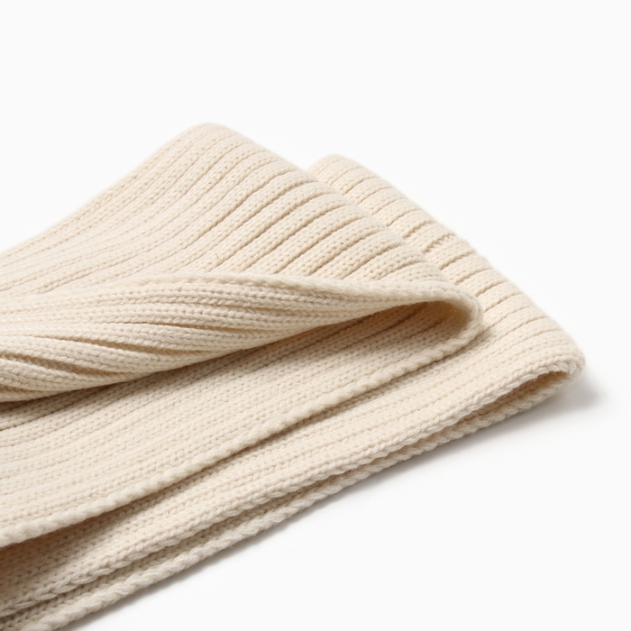 Шарф женский MINAKU, цвет молочный, 180*18 Шарф женский MINAKU, цвет молочный, 180*18