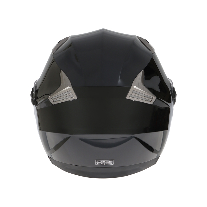 Шлем открытый с двумя визорами, размер XXL (61), модель - BLD-708E, черный глянцевый Шлем открытый с двумя визорами, размер XXL (61), модель - BLD-708E, черный глянцевый