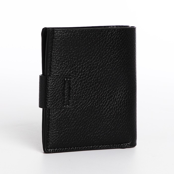 Портмоне мужское на магните, цвет чёрный Портмоне мужское на магните, цвет чёрный