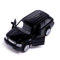 Машина металлическая LAND ROVER RANGE ROVER SPORT,1:32, открываются двери, инерция, цвет чёрный