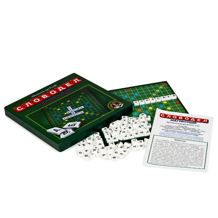 Настольная игра «Словодел магнитный» Настольная игра «Словодел магнитный»