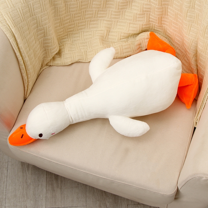 Мягкая игрушка «Гусь», 60 см, цвет белый Мягкая игрушка «Гусь», 60 см, цвет белый