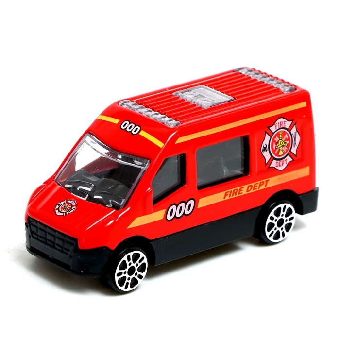 Машина металлическая «Спецслужбы» в банке, цвет МИКС Машина металлическая «Спецслужбы» в банке, цвет МИКС