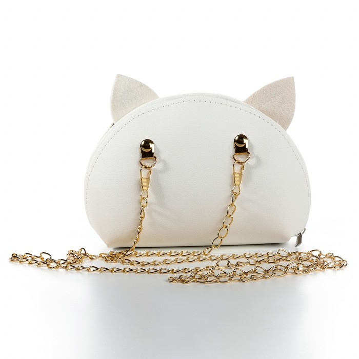 Сумка детская для девочки Сумка детская для девочки "Котик улыбака", из искусственной кожи