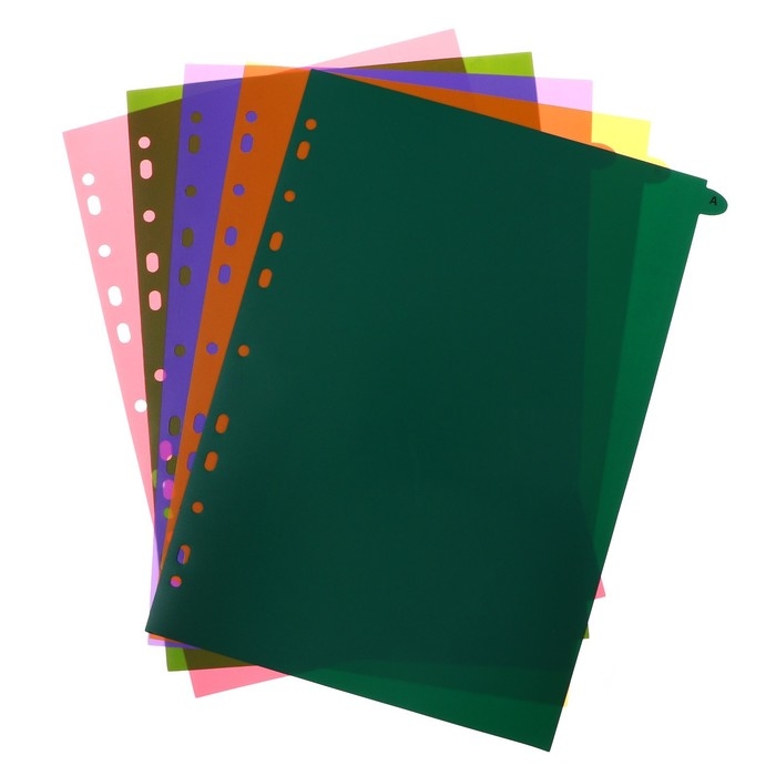 Разделитель листов A4 (245 x 305 мм), цветовой, алфавитный А-Я, 20 листов, Разделитель листов A4 (245 x 305 мм), цветовой, алфавитный А-Я, 20 листов, "deVENTE. Marandi" полипропилен 140 мкм, индивидуальная упаковка