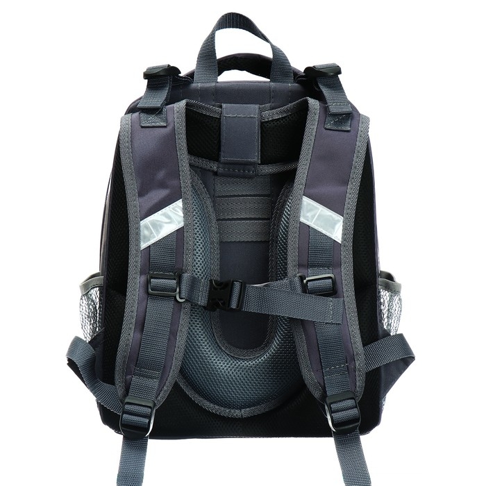 Рюкзак каркасный школьный 38 х 30 х 16 см, эргономичная спинка, Stavia Рюкзак каркасный школьный 38 х 30 х 16 см, эргономичная спинка, Stavia "Авто", коричневый