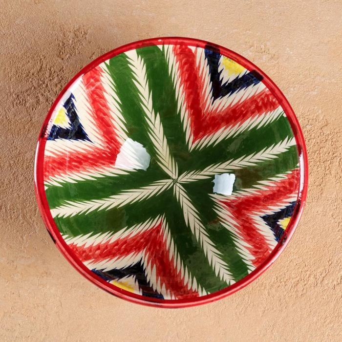 Коса Риштанская Керамика  Коса Риштанская Керамика "Атлас" 15 см, малая, разноцветная