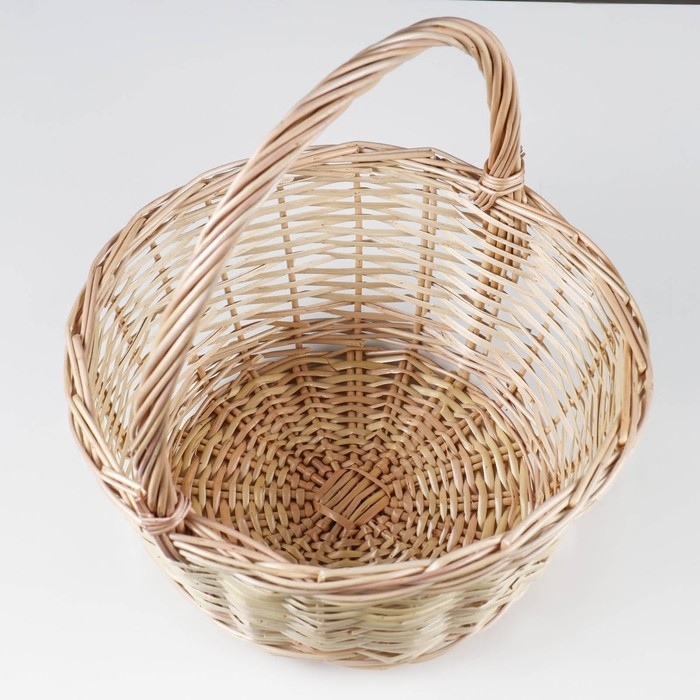 Корзина «Ягодное лукошко», №2, Dдно=23 см, Dверх=33 см, H=15/35 см, лоза Корзина «Ягодное лукошко», №2, Dдно=23 см, Dверх=33 см, H=15/35 см, лоза