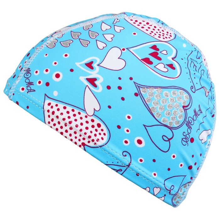 Шапочка для плавания взрослая ONLYTOP, тканевая, обхват 48 см, цвета МИКС Шапочка для плавания взрослая ONLYTOP, тканевая, обхват 48 см, цвета МИКС