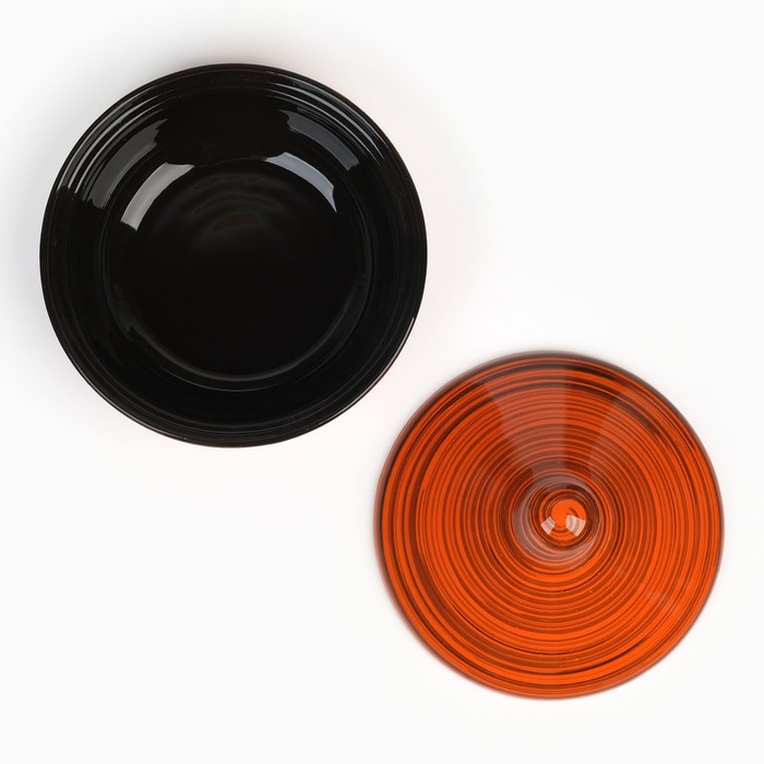 Тажин №3, 0,5л / 15х18см, оранжевая полоска Тажин №3, 0,5л / 15х18см, оранжевая полоска