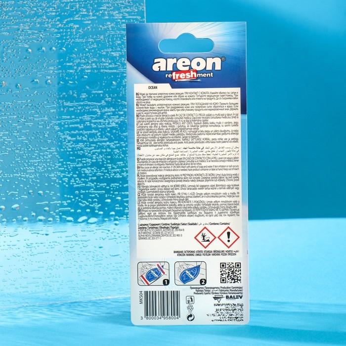 Ароматизатор Areon REFRESHMENT, океан Ароматизатор Areon REFRESHMENT, океан