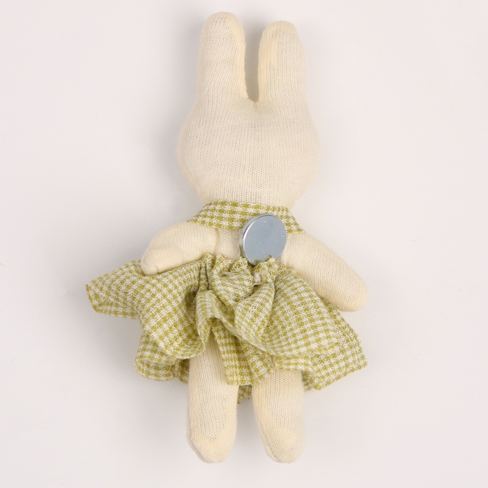 Мягкий магнит «Зайка», 10 см, цвет МИКС Мягкий магнит «Зайка», 10 см, цвет МИКС