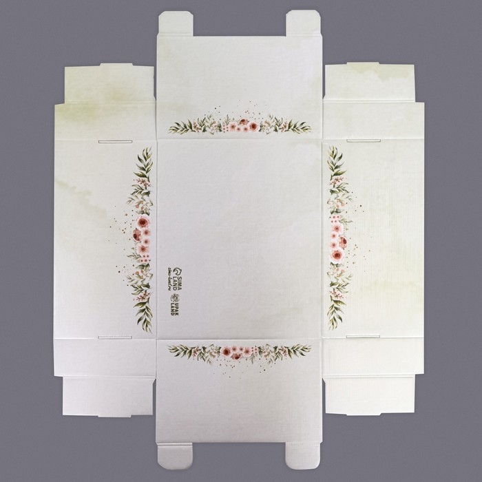 Складная коробка Складная коробка "Розы алые", 31,2 х 25,6 х 16,1 см