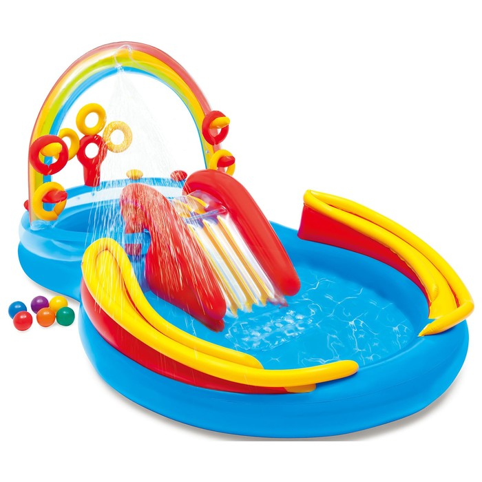 Игровой центр «Радуга», 297 х 193 х 135 см, от 2 лет, 57453NP INTEX Игровой центр «Радуга», 297 х 193 х 135 см, от 2 лет, 57453NP INTEX