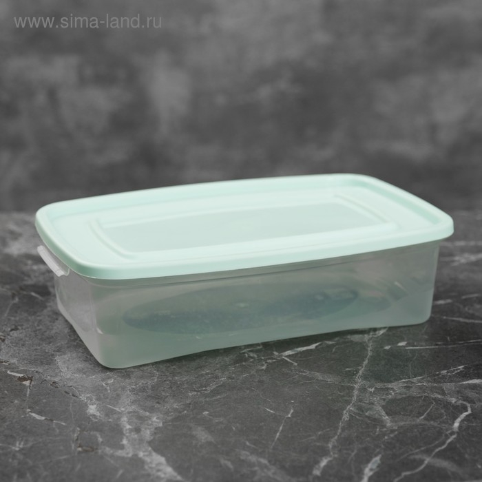 Контейнер пищевой «Каскад», 700 мл, цвет прозрачный, крышка МИКС Контейнер пищевой «Каскад», 700 мл, цвет прозрачный, крышка МИКС