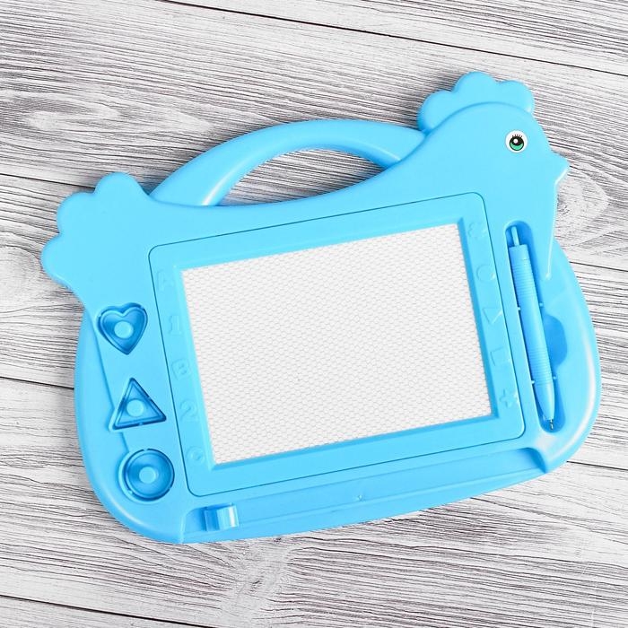 Доска магнитная «Курочка», 3 печати, чёрная крошка, цвета МИКС Доска магнитная «Курочка», 3 печати, чёрная крошка, цвета МИКС