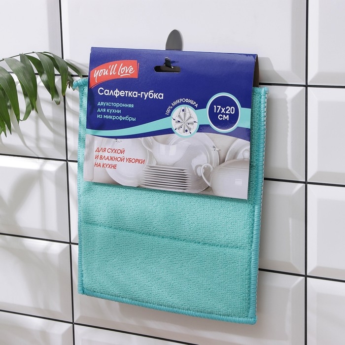 Салфетка-губка для кухни, 17×20 см Салфетка-губка для кухни, 17×20 см