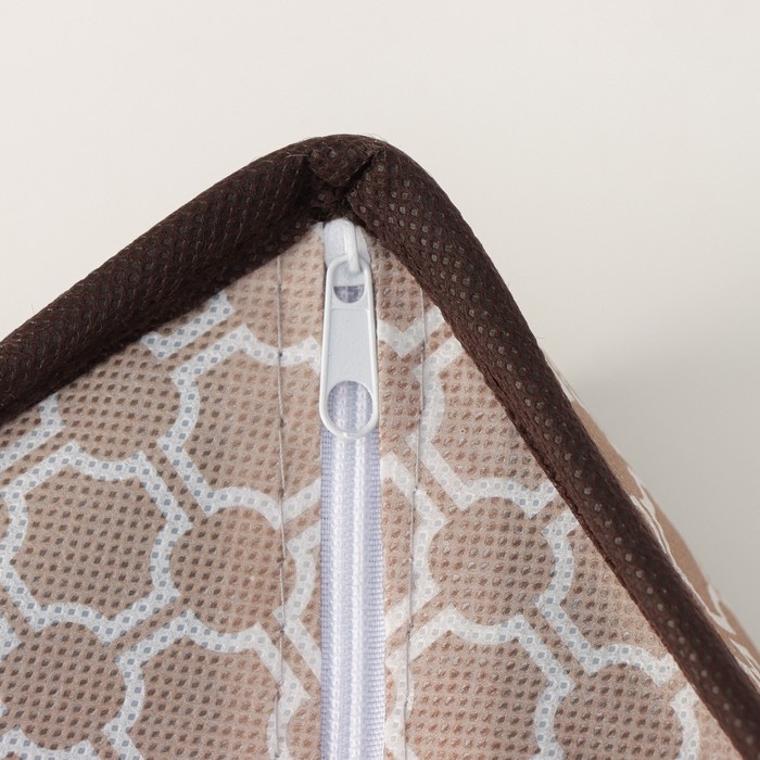 Органайзер для хранения белья Доляна «Браун», 16 ячеек, 32×32×12 см, цвет коричневый Органайзер для хранения белья Доляна «Браун», 16 ячеек, 32×32×12 см, цвет коричневый