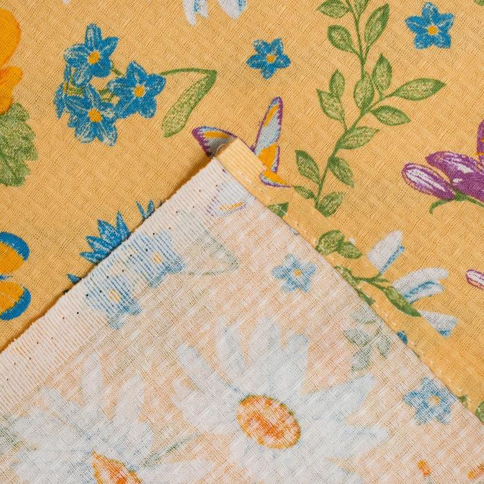 Простыня для бани Простыня для бани "Русское поле" 145х 180 см, хлопок вафельное полотно