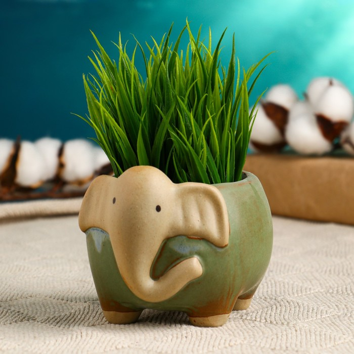 Горшок Горшок "Лаки Слоник" 11х9х8см