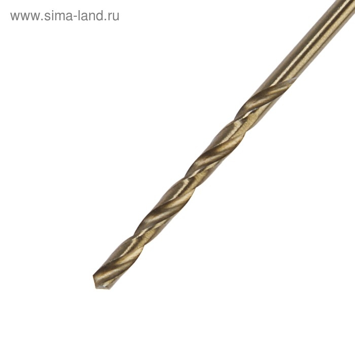 Сверло по металлу ТУНДРА, HSS-Co (5% кобальта), цилиндрический хвост., 2.5 мм, 2 шт. Сверло по металлу ТУНДРА, HSS-Co (5% кобальта), цилиндрический хвост., 2.5 мм, 2 шт.