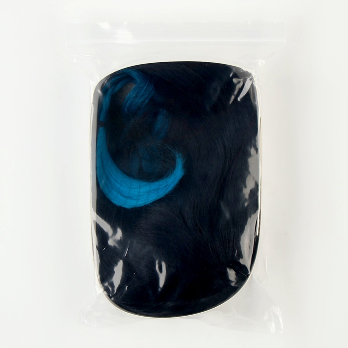 Карнавальный парик «Аниме» цвет голубой с косами Карнавальный парик «Аниме» цвет голубой с косами