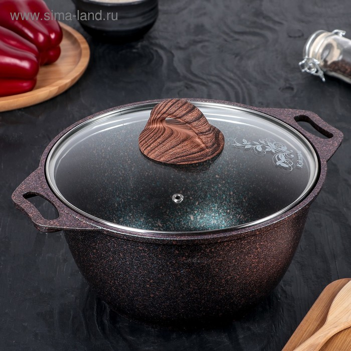 Кастрюля Granit ultra, 3 л, d=22 см, h=12.5 см, антипригарное покрытие Кастрюля Granit ultra, 3 л, d=22 см, h=12.5 см, антипригарное покрытие