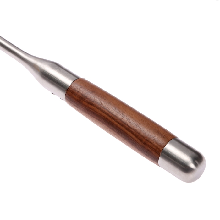 Шумовка для казана узбекская 51 см, диаметр 14 см, с деревянной ручкой Шумовка для казана узбекская 51 см, диаметр 14 см, с деревянной ручкой