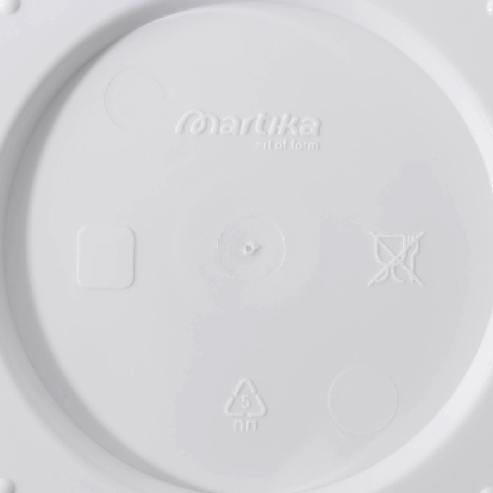 Горшок с поддоном «Флориана», 2,8 л, цвет белый Горшок с поддоном «Флориана», 2,8 л, цвет белый