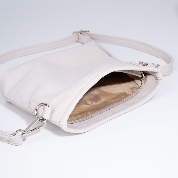 Сумка кросс-боди на молнии, цвет бежевый Сумка кросс-боди на молнии, цвет бежевый